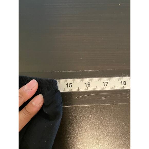 Hard Tail Forever Womens Romper Medium Black Strapless Wide Leg Drawstring Y2K - Picture 5 of 9